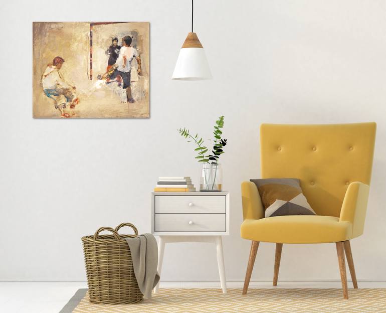 Original Figurative Sports Painting by Susana Sancho Beltran