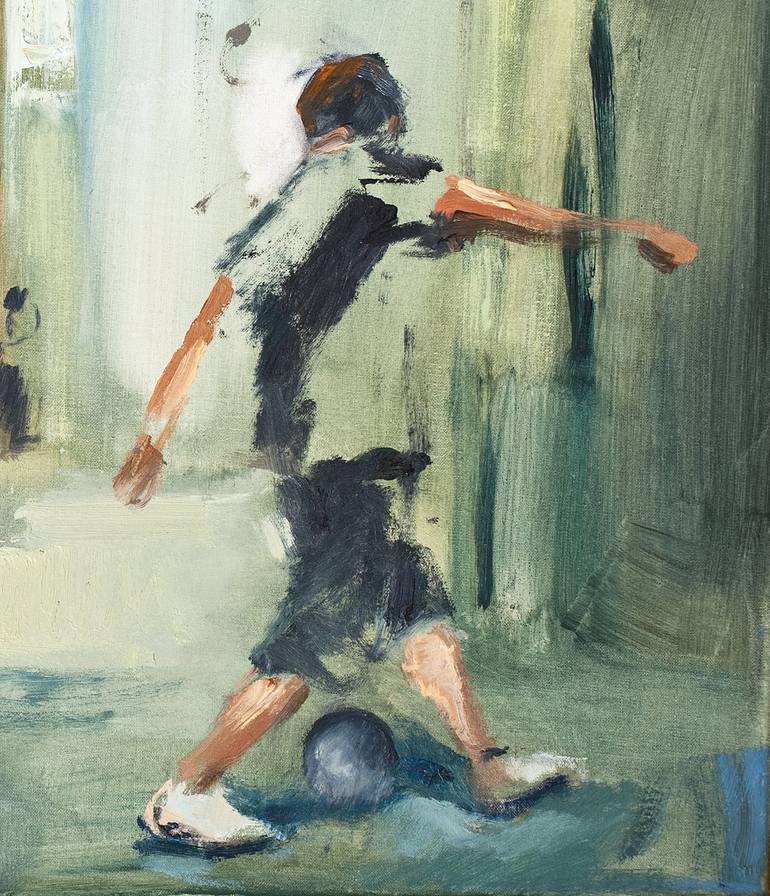 Original Expressionism Sports Painting by Susana Sancho Beltran