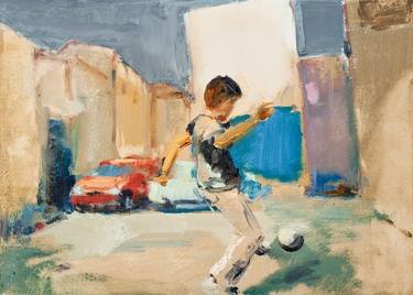 Original Sport Paintings by Susana Sancho Beltran