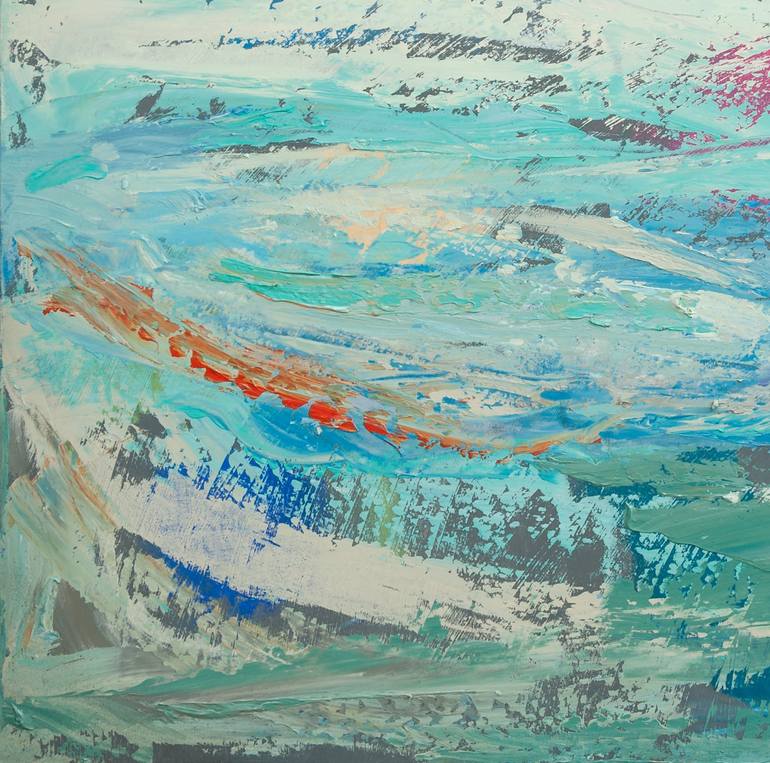 Original Abstract Seascape Painting by Susana Sancho Beltran