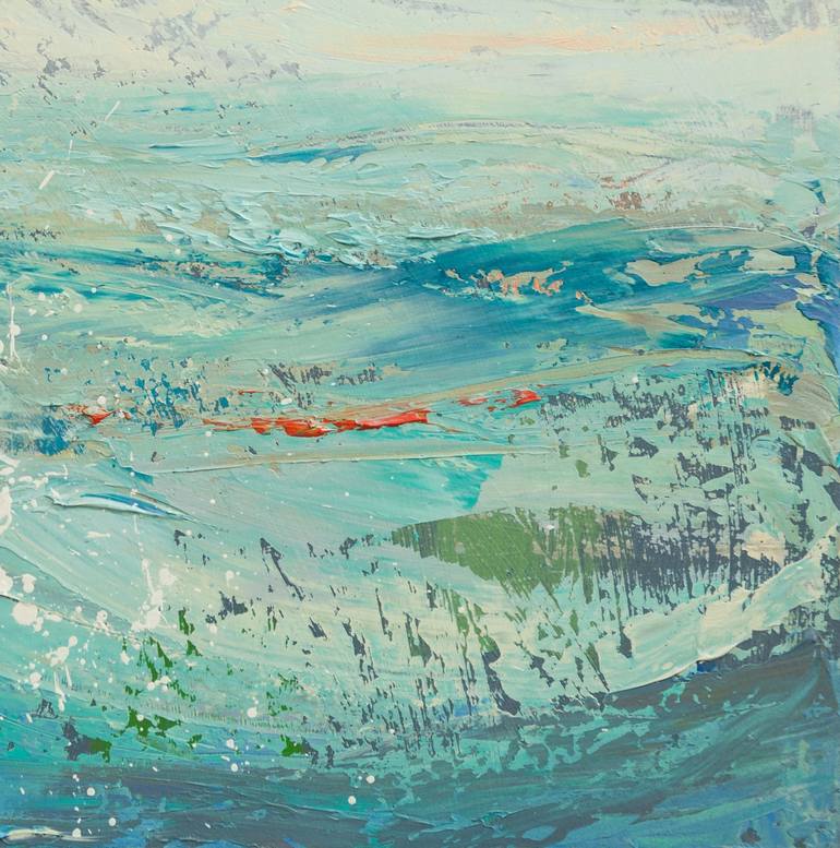 Original Abstract Seascape Painting by Susana Sancho Beltran