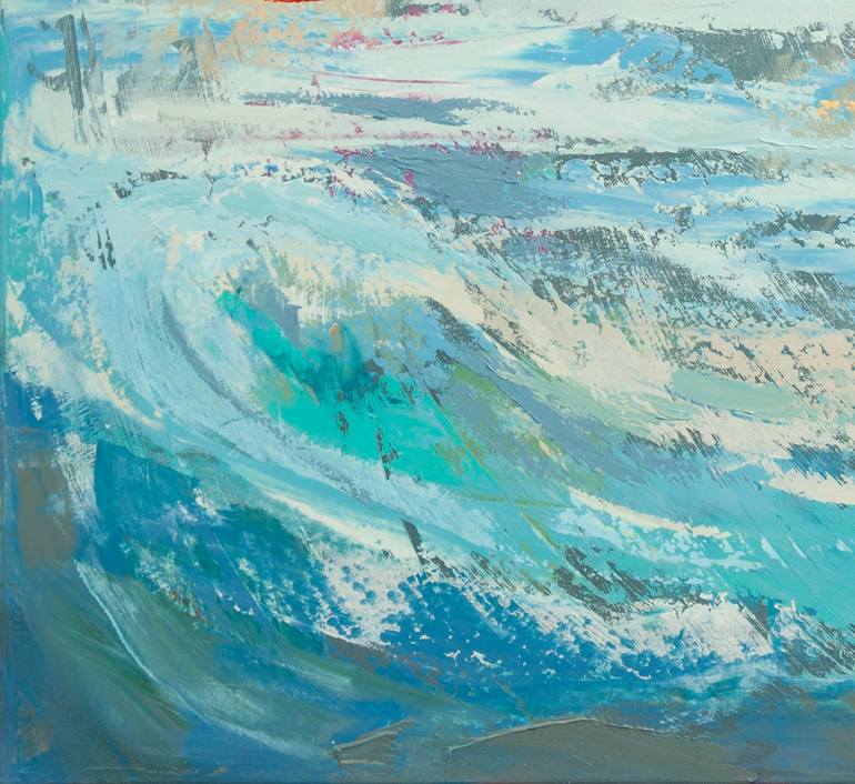 Original Abstract Seascape Painting by Susana Sancho Beltran