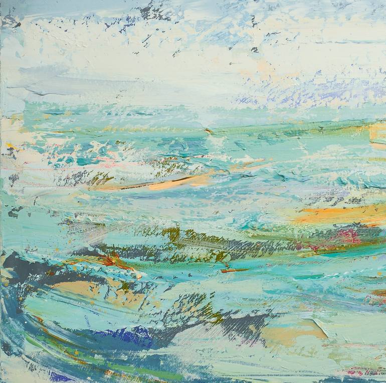 Original Abstract Expressionism Landscape Painting by Susana Sancho Beltran