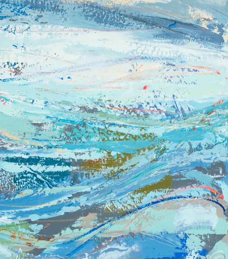 Original Abstract Landscape Painting by Susana Sancho Beltran