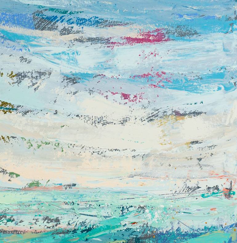 Original Abstract Landscape Painting by Susana Sancho Beltran