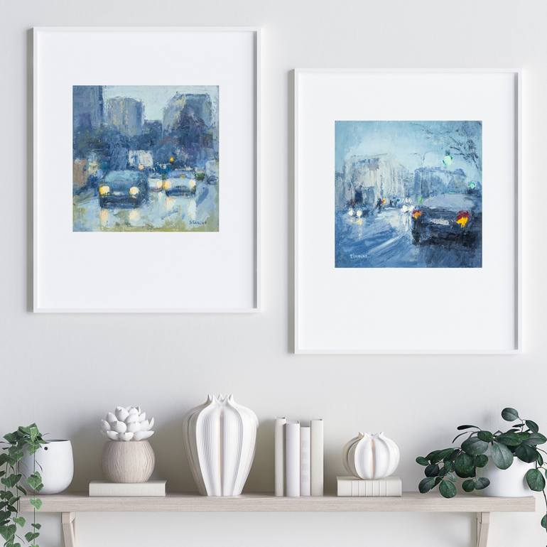 Original Cities Painting by Susana Sancho Beltran