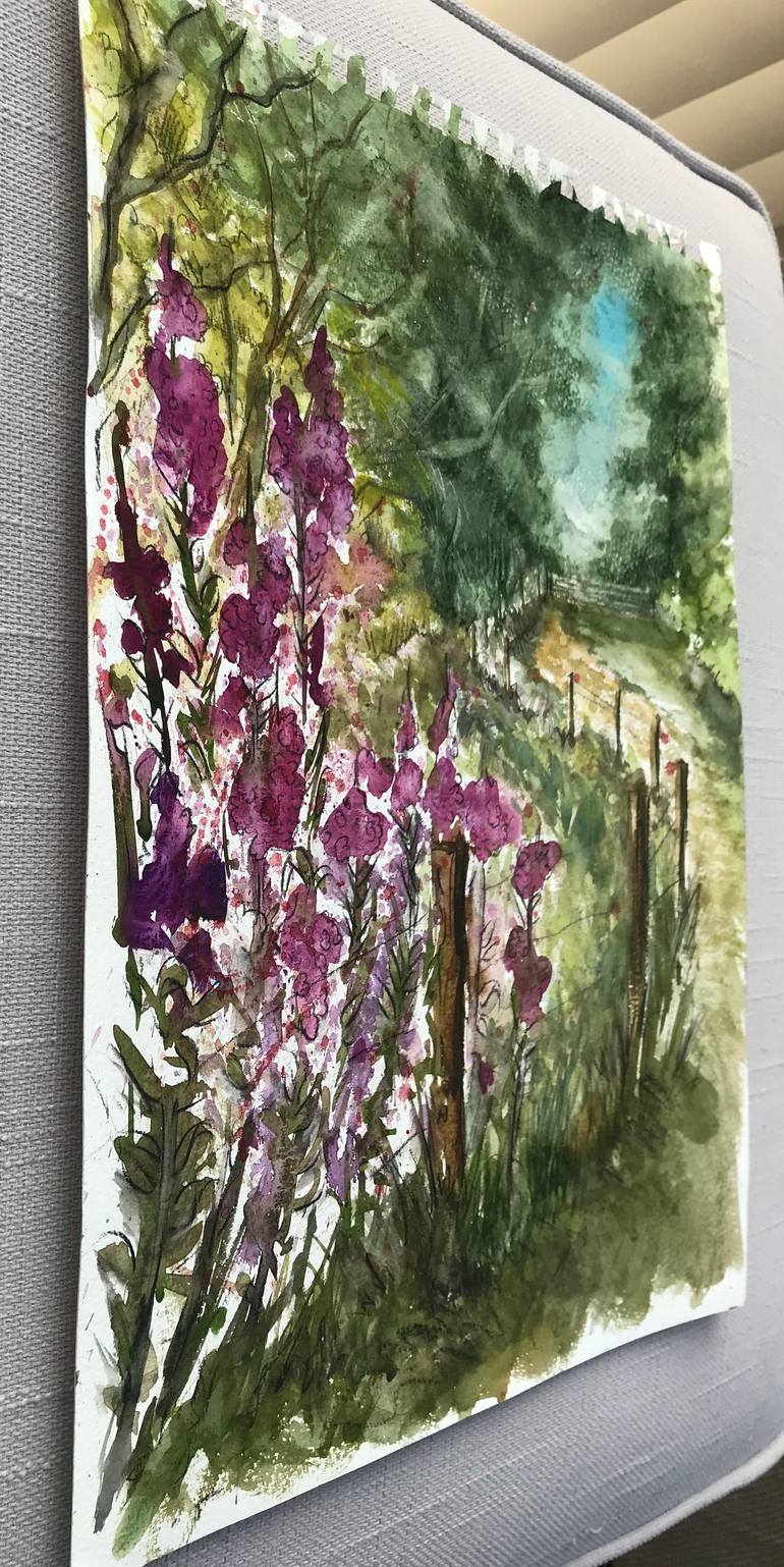 Original Impressionism Landscape Painting by Simon Kerr