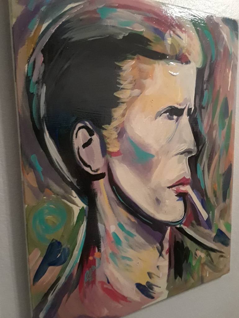 Original Abstract Expressionism People Painting by Rick Sorrells
