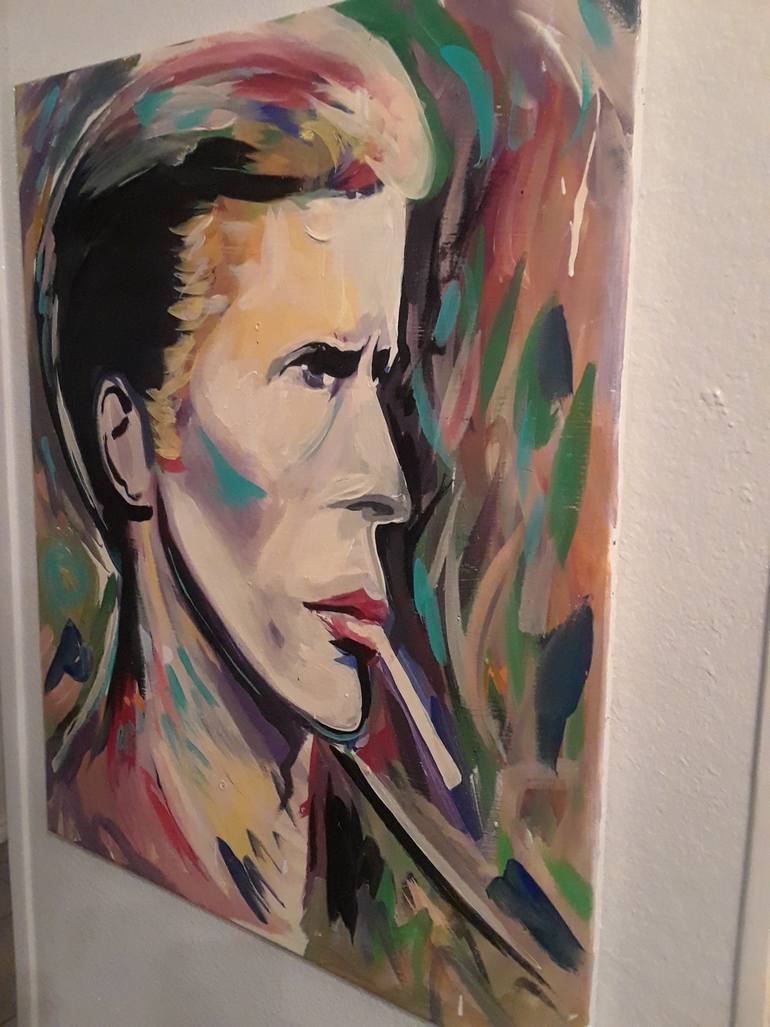 Original Abstract Expressionism People Painting by Rick Sorrells