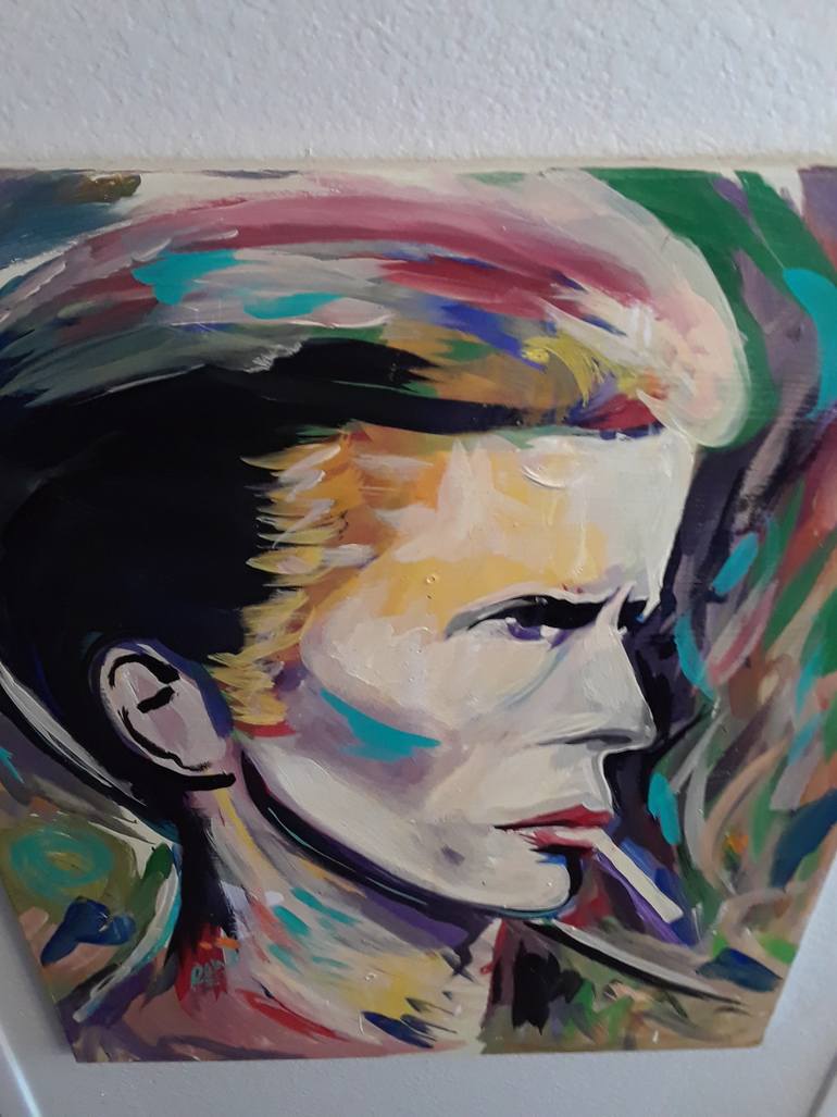 Original Abstract Expressionism People Painting by Rick Sorrells