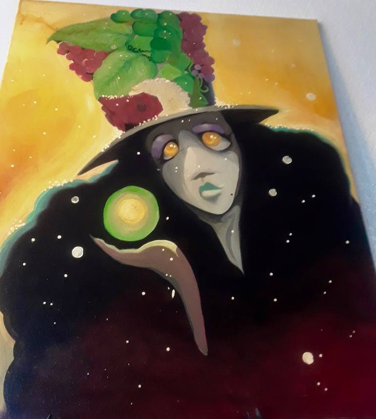 Original Expressionism Fantasy Painting by Rick Sorrells
