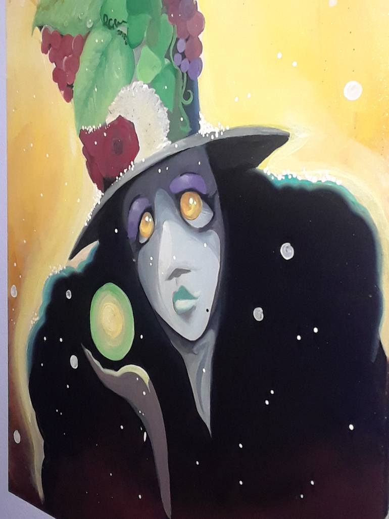 Original Expressionism Fantasy Painting by Rick Sorrells