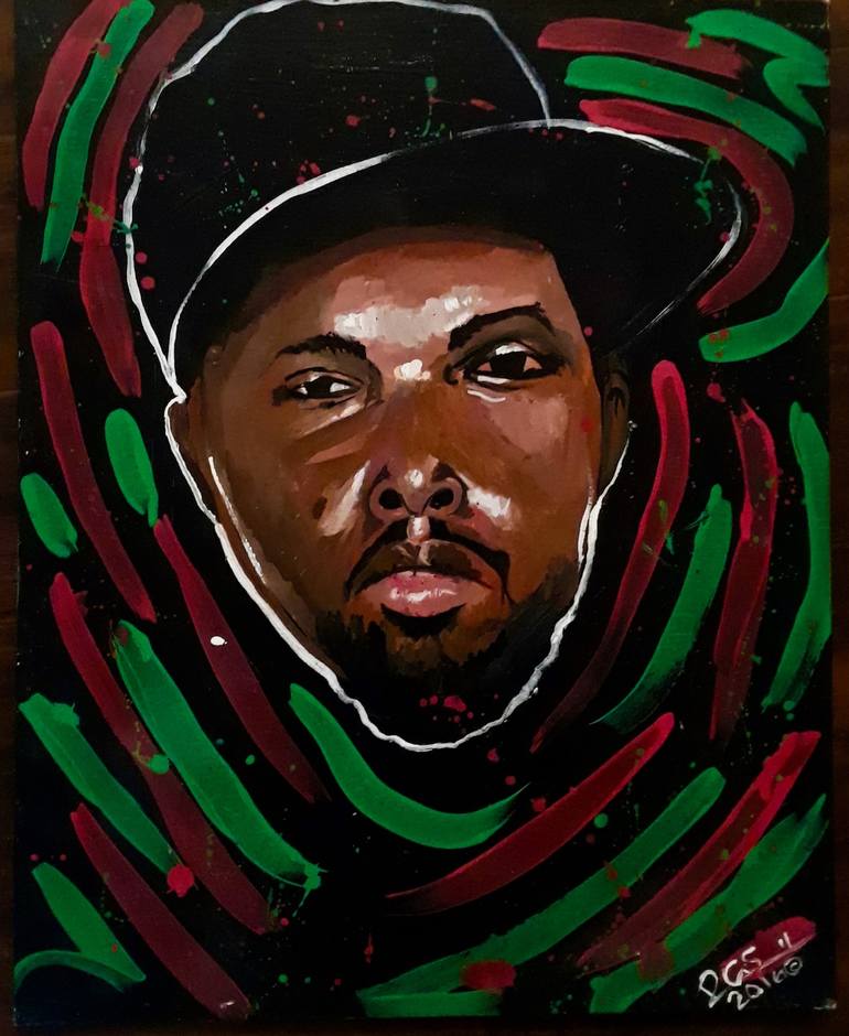 Phife Painting by Rick Sorrells | Saatchi Art