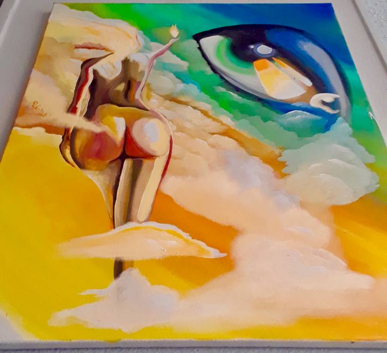 Original Abstract Expressionism Abstract Painting by Rick Sorrells