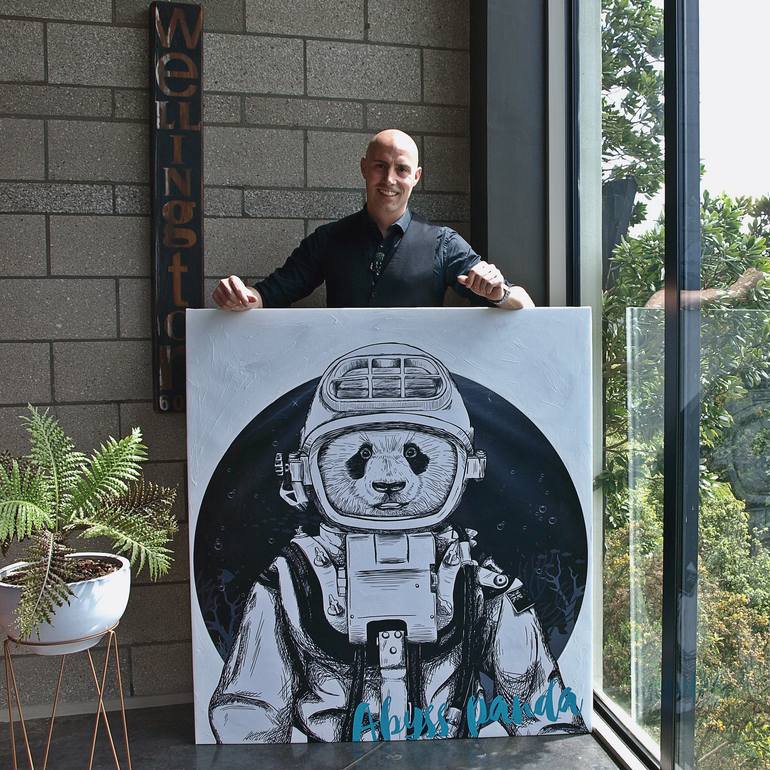 Suited - Abyss Panda - Limited Edition 7 of 10 Printmaking by Max ...
