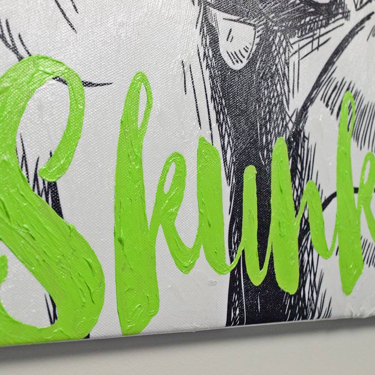 Original Abstract Animal Printmaking by Max Bessone