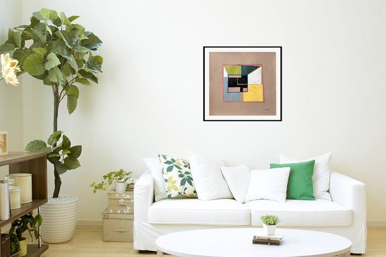 Original Fine Art Abstract Painting by Luis Medina