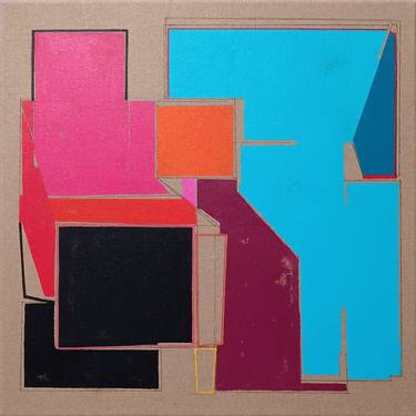 Print of Abstract Geometric Paintings by Luis Medina