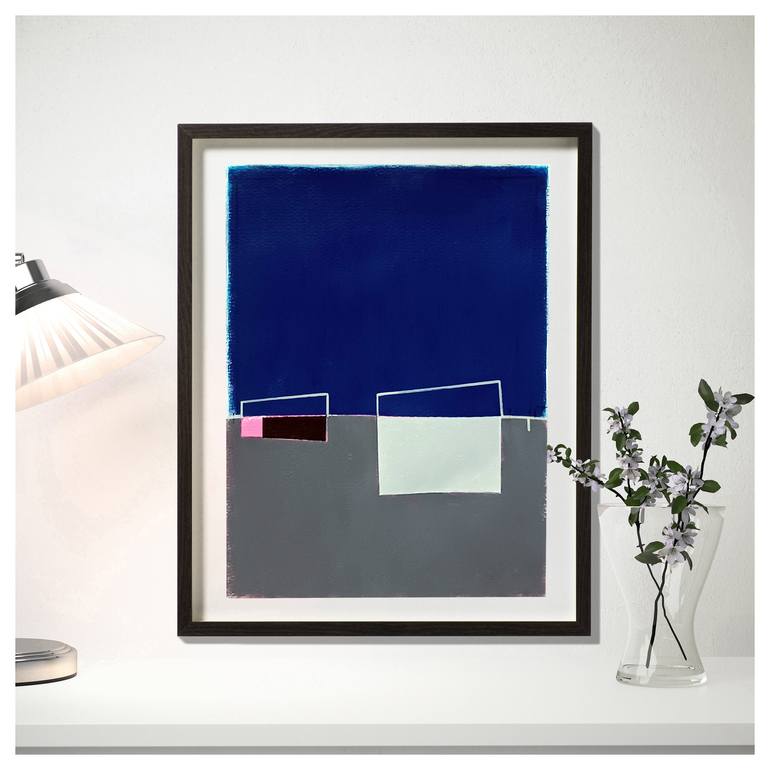 Original Abstract Expressionism Abstract Painting by Luis Medina