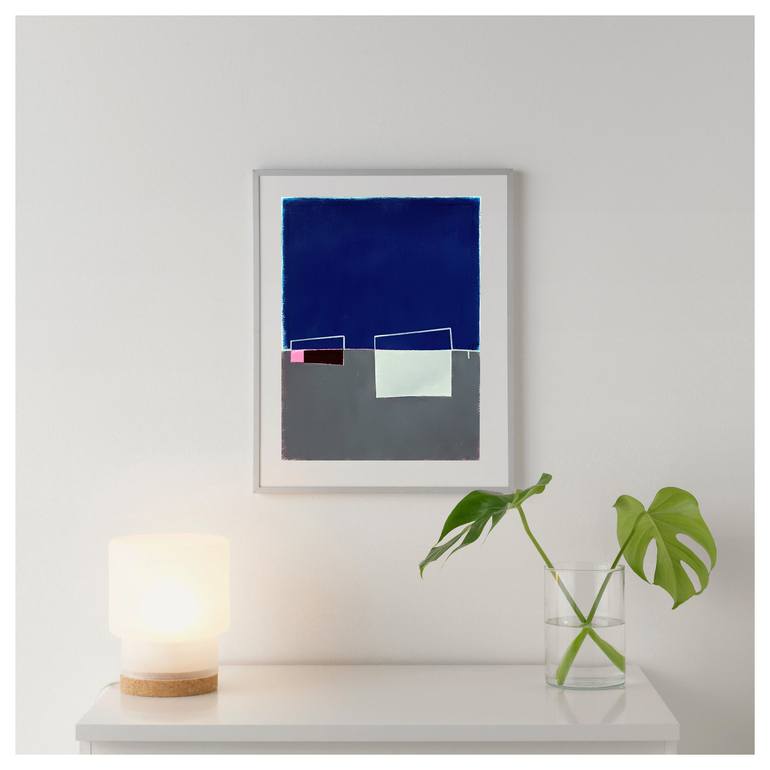 Original Abstract Expressionism Abstract Painting by Luis Medina