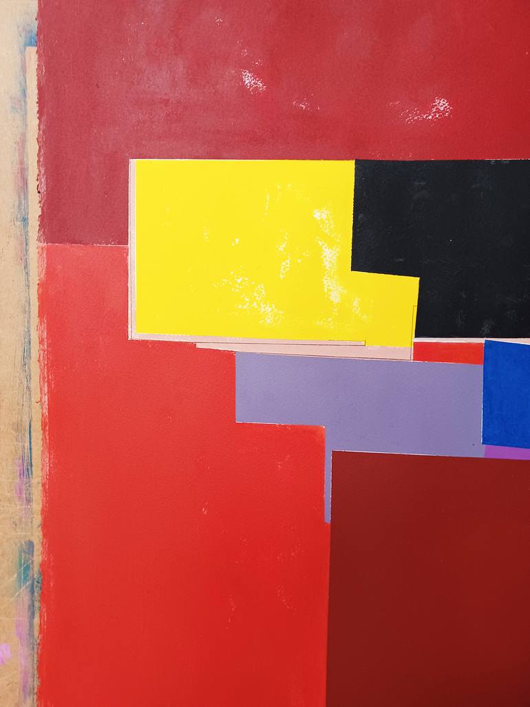 Original Abstract Expressionism Abstract Painting by Luis Medina