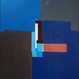Blue composition IV by Luis Medina