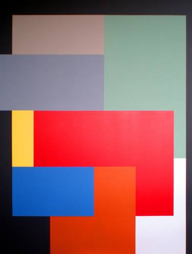 Print of Abstract Geometric Paintings by Luis Medina