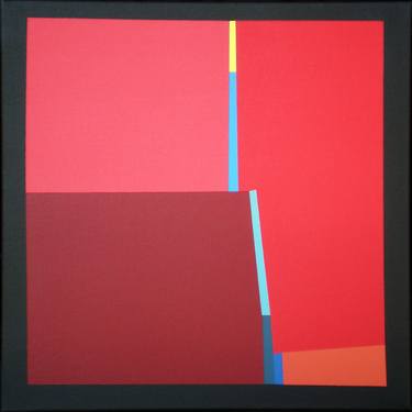 Original Abstract Geometric Paintings by Luis Medina