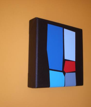 Original Abstract Geometric Paintings by Luis Medina