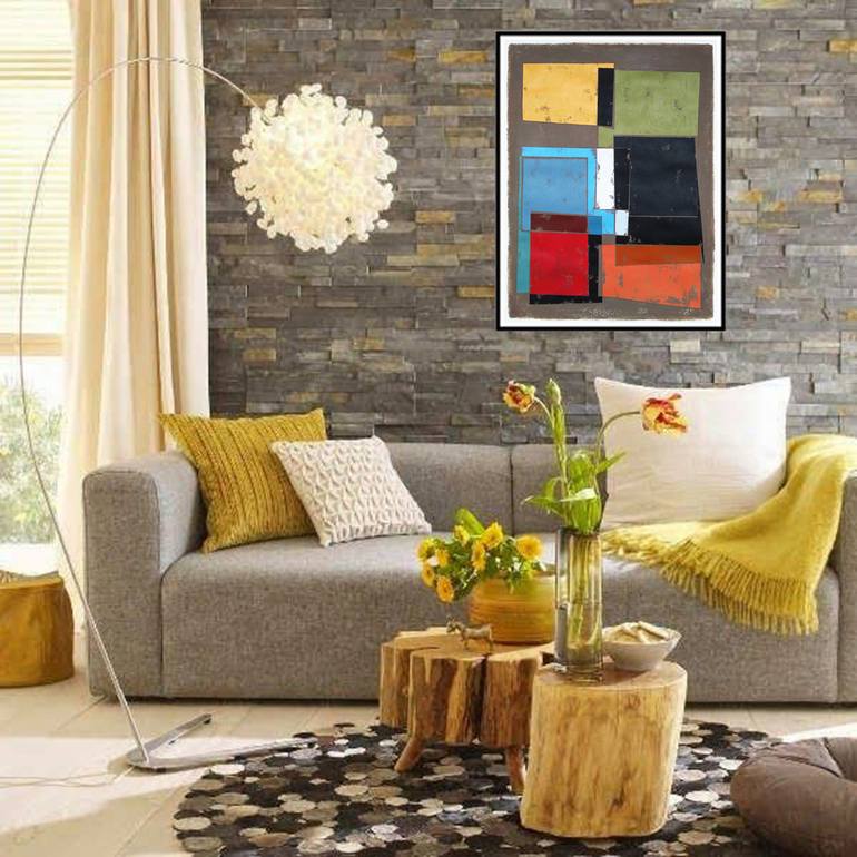 Original Modern Abstract Painting by Luis Medina