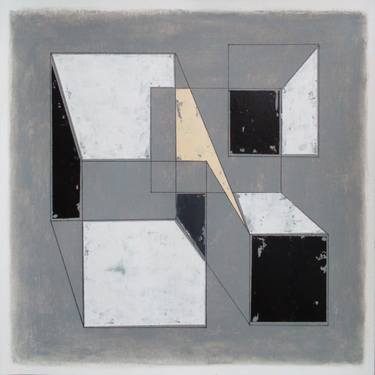 Original Abstract Geometric Paintings by Luis Medina