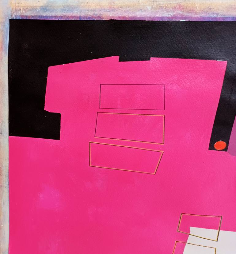 Original Conceptual Abstract Painting by Luis Medina