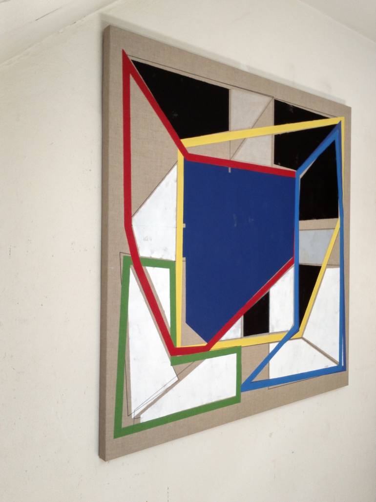 Original Geometric Painting by Luis Medina