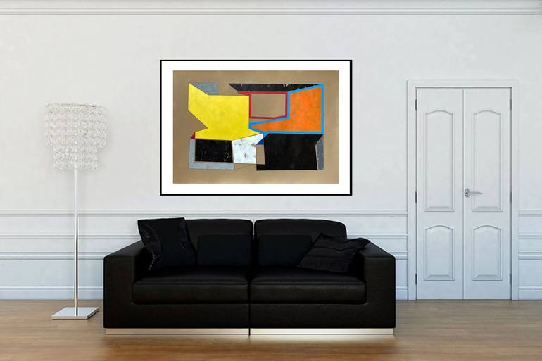 Original Geometric Painting by Luis Medina