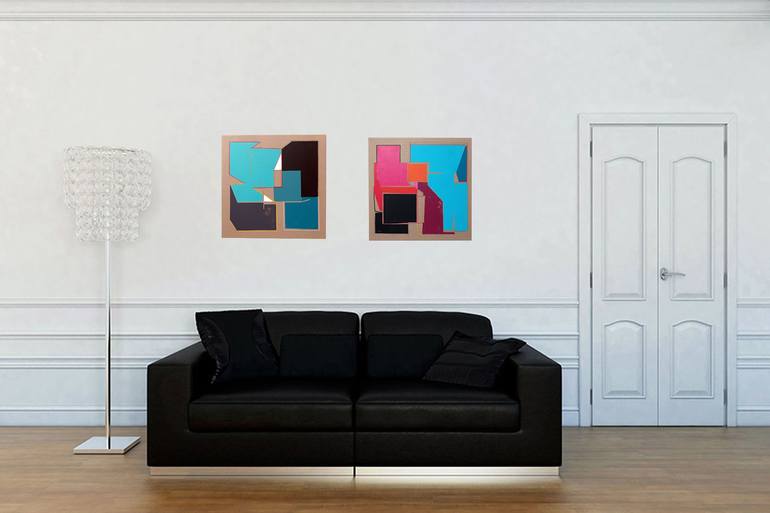 Original Contemporary Abstract Painting by Luis Medina