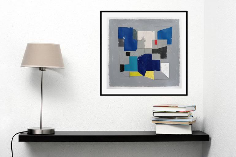 Original Fine Art Abstract Painting by Luis Medina