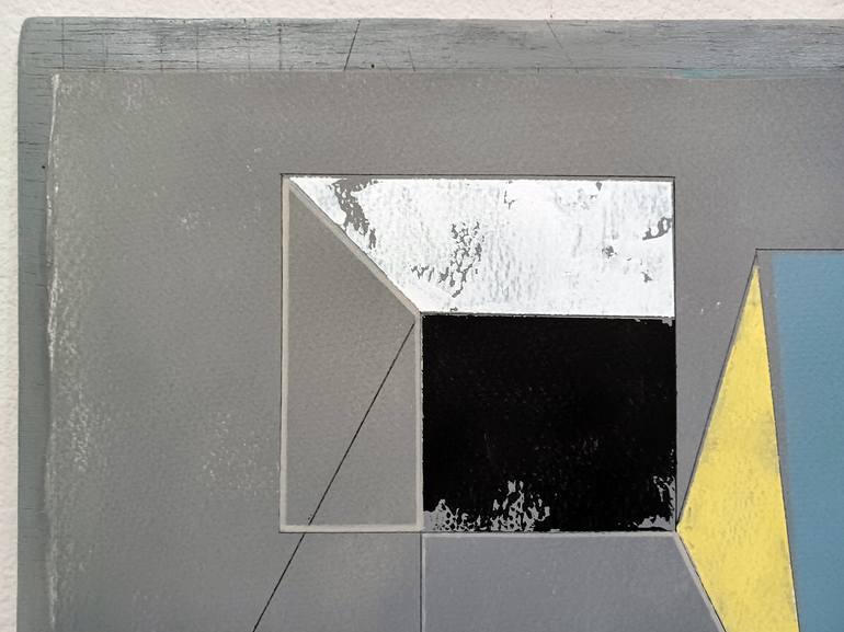 Original Abstract Geometric Painting by Luis Medina