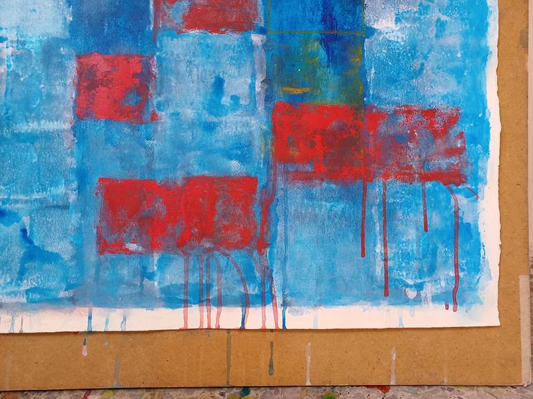 Original Conceptual Abstract Painting by Luis Medina