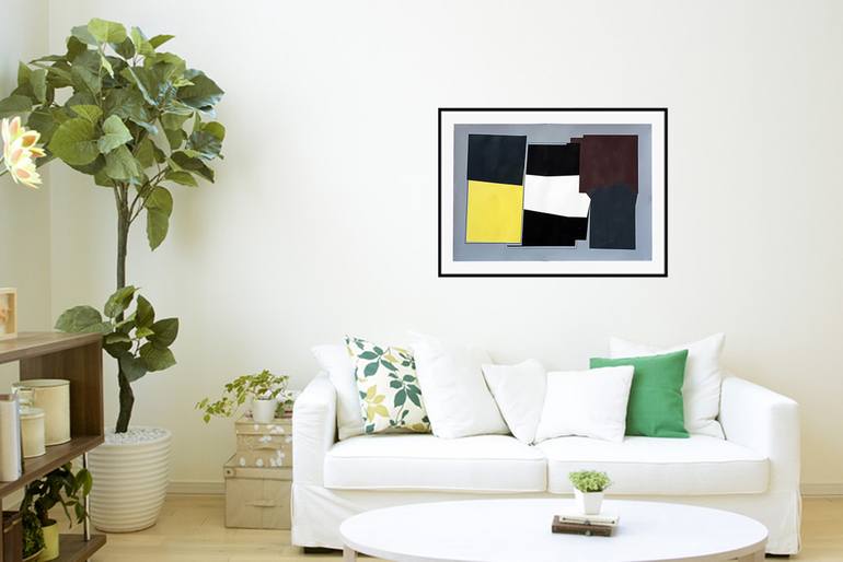 Original Conceptual Abstract Painting by Luis Medina