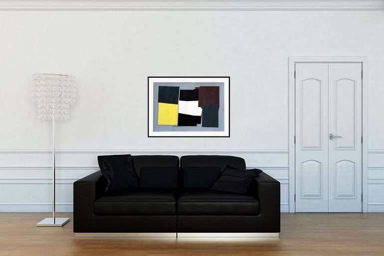 Original Conceptual Abstract Painting by Luis Medina