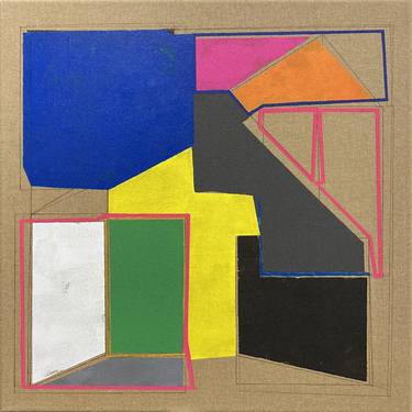 Print of Abstract Geometric Paintings by Luis Medina