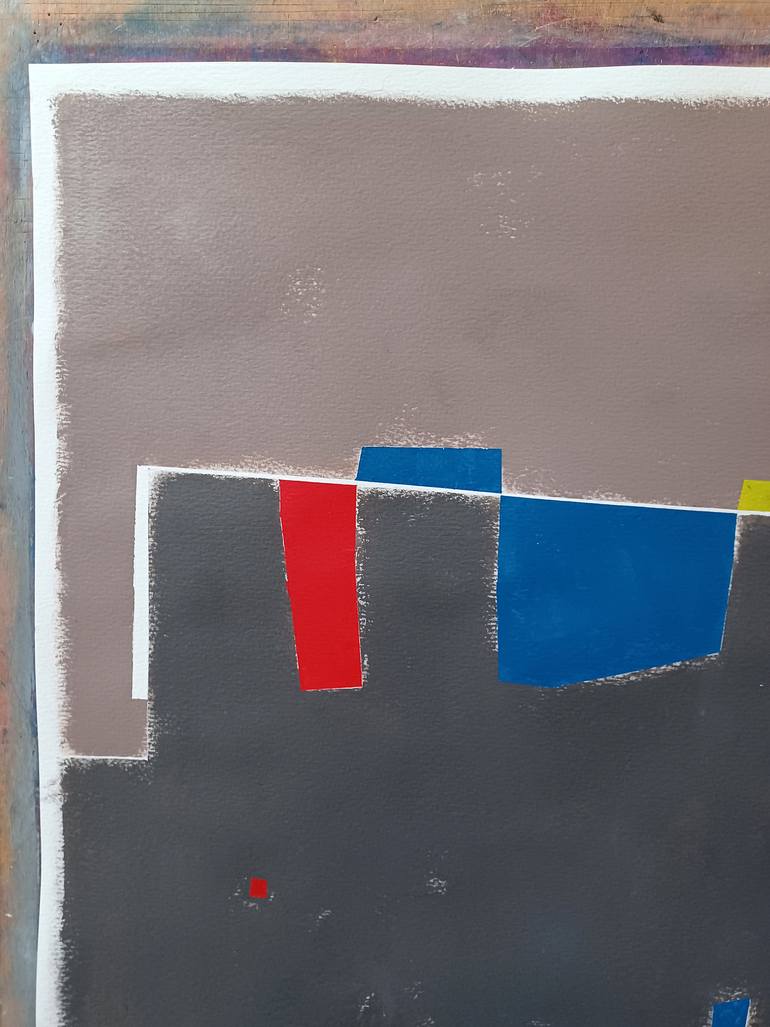Original Conceptual Abstract Painting by Luis Medina