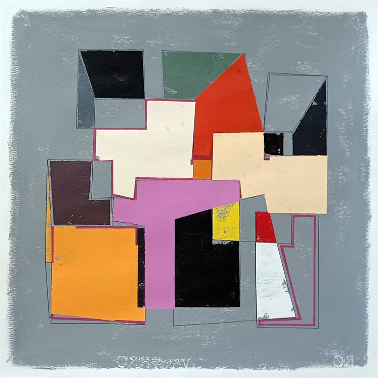 Print of Fine Art Geometric Paintings by Luis Medina