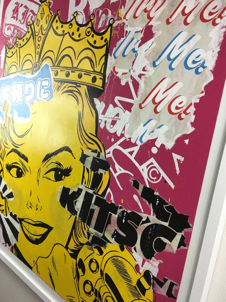 Original Abstract Pop Culture/Celebrity Painting by Daniel Marin