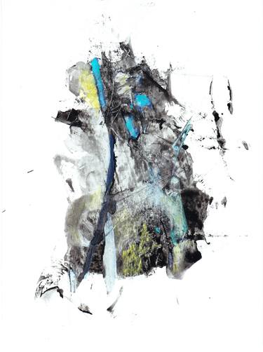 Original Abstract Expressionism Abstract Painting by Tetsuo Miyakoshi
