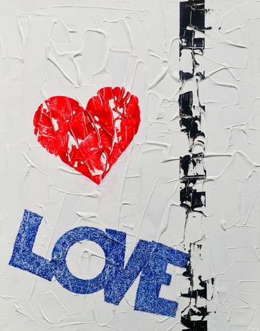 Print of Love Paintings by Dany Schwartz
