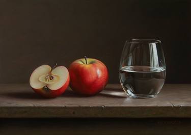 Original Still Life Paintings by Albert Kechyan