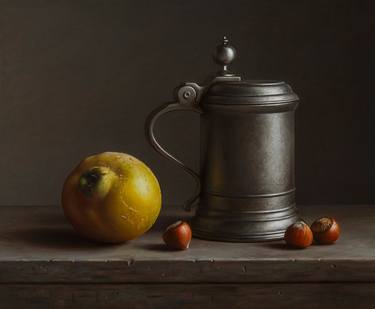 Original Fine Art Still Life Paintings by Albert Kechyan