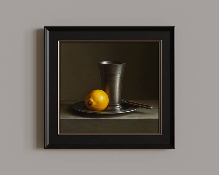 Original Fine Art Still Life Painting by Albert Kechyan