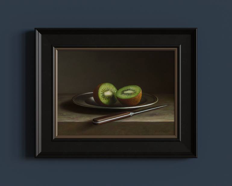 Original Photorealism Still Life Painting by Albert Kechyan